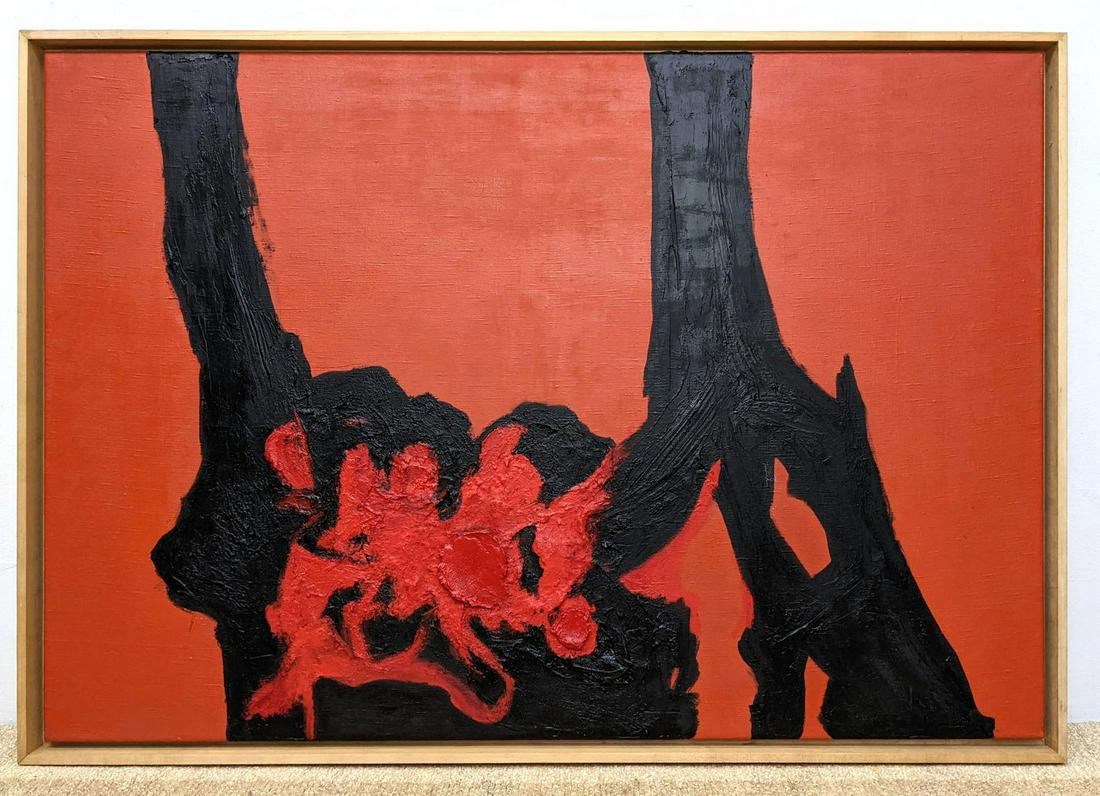 PELLO Abstract Modern Oil Painting on Canvas. 1983 (1 of 11)