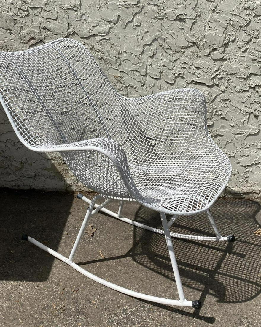 Russell Woodard Iron Mesh Rocker. Rocking Chair painted (1 of 7)