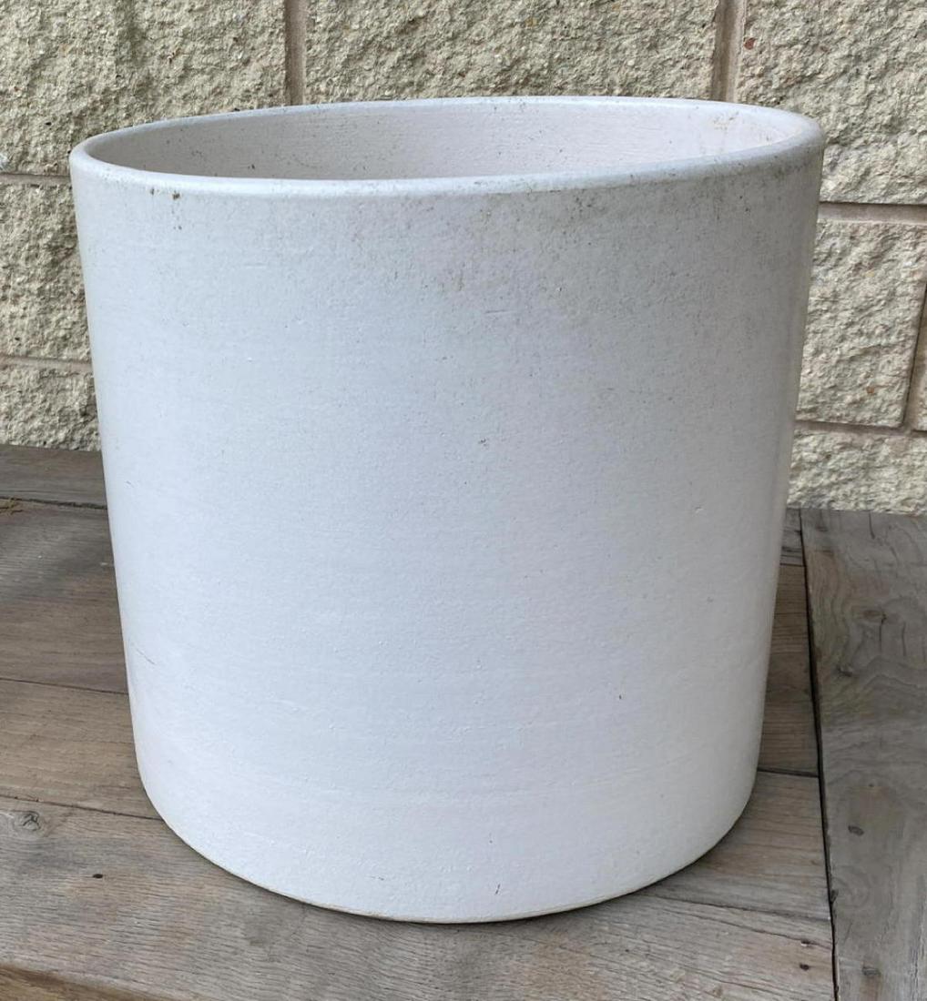 16.5 inch Architectural Style White glazed planter (1 of 7)