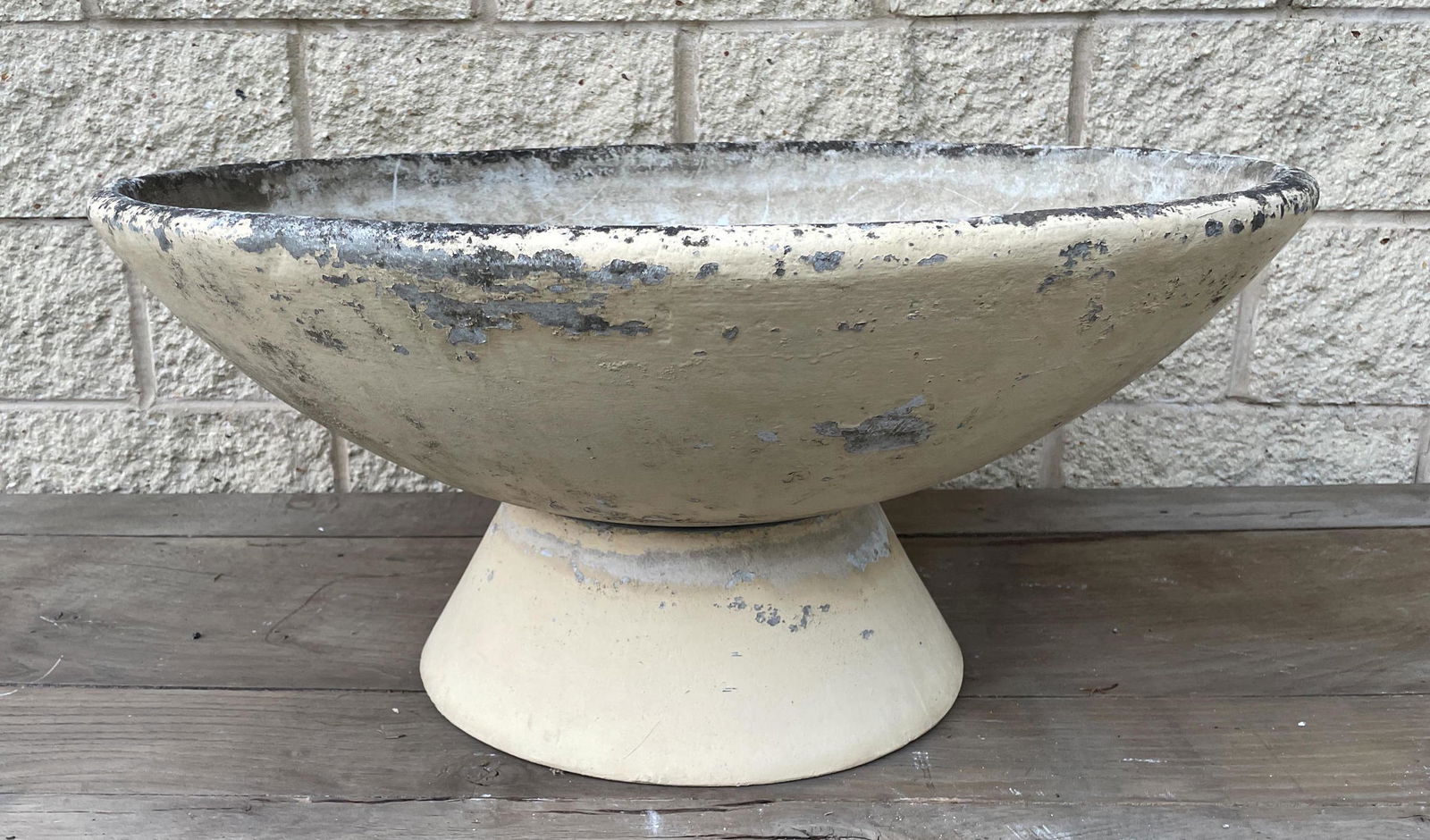 WILLY GUHL Large Pedestal Base Planter. Two part Corset (1 of 6)