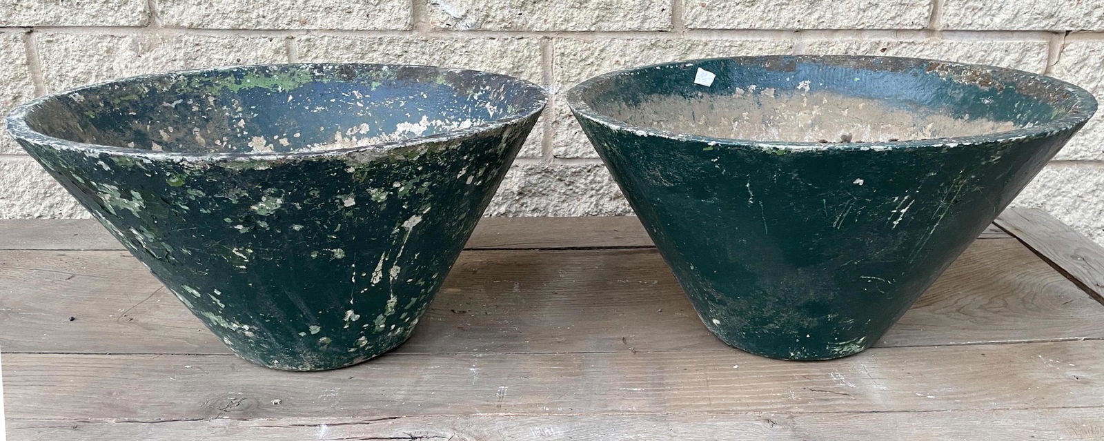 Pair WILLY GUHL  Flared Top Planters. (1 of 5)