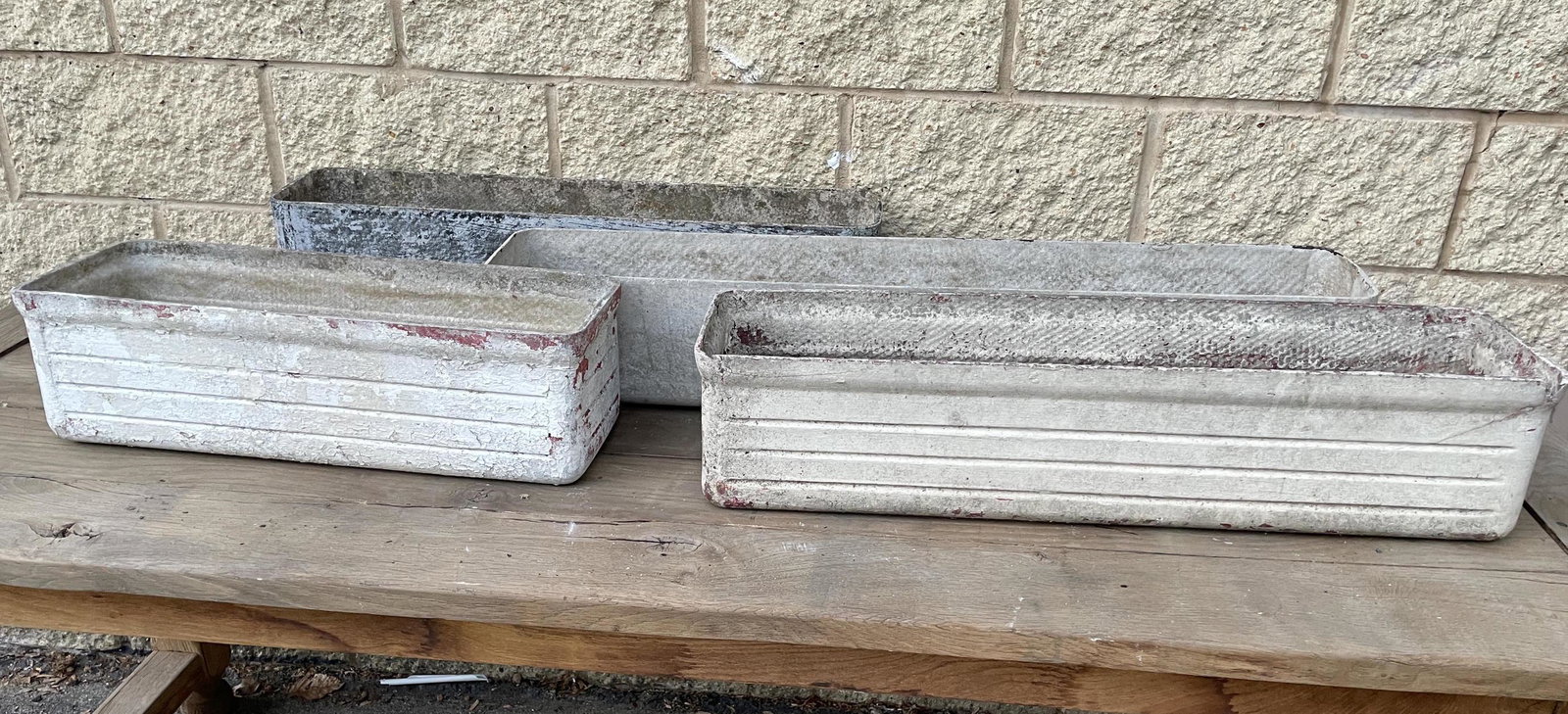 3pcs WILLY GUHL Rectangle Planter Boxes. Outdoor Garden (1 of 6)