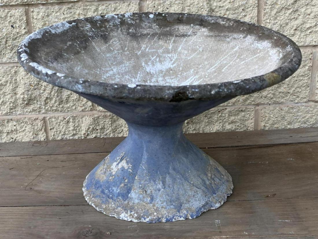 WILLY GUHL Corseted Garden Planter.  Angled form. (1 of 9)