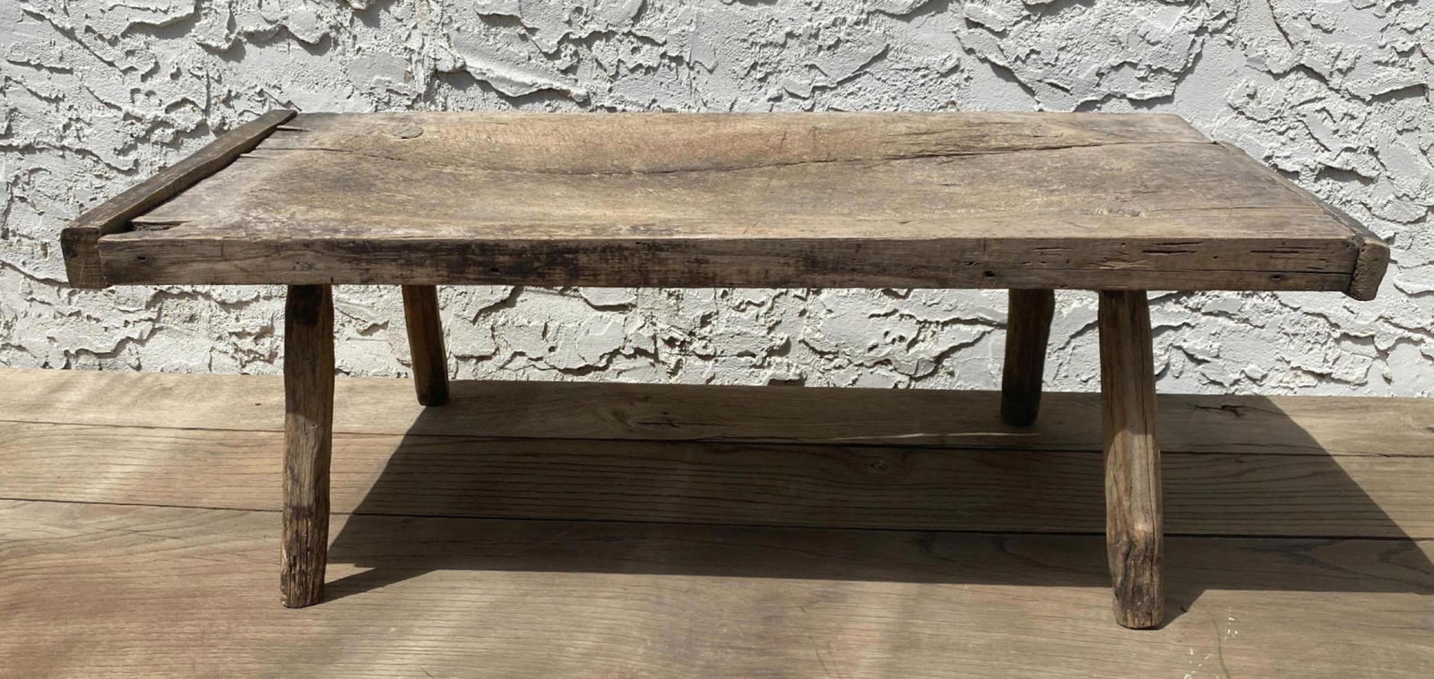 Rustic French Country Low Table Bench. (1 of 7)