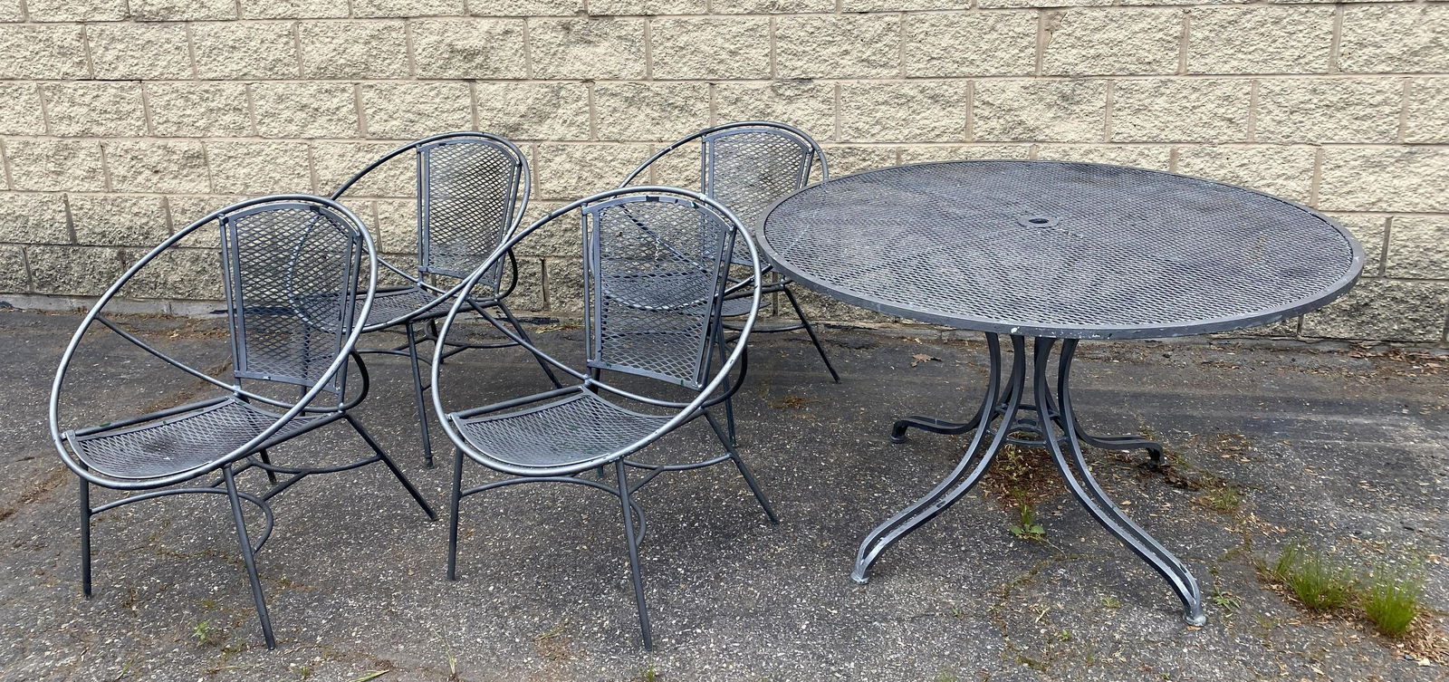 Contemporary Salterini Style Dining Set with Hoop Chair (1 of 14)