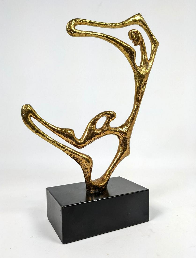 FREDERICK WEINBERG  Gilt Dancers Table Sculpture. Stamp (1 of 10)