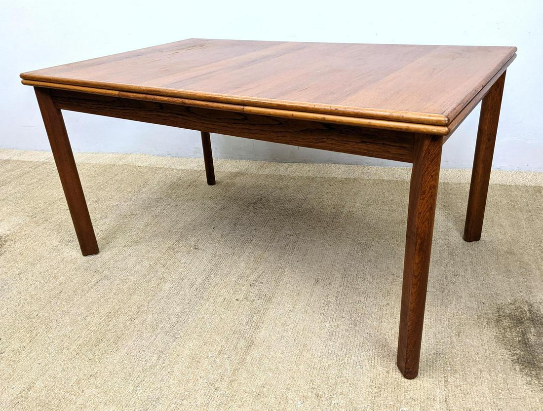 FURBO Danish Modern Teak Dining Table. Refractory style (1 of 13)