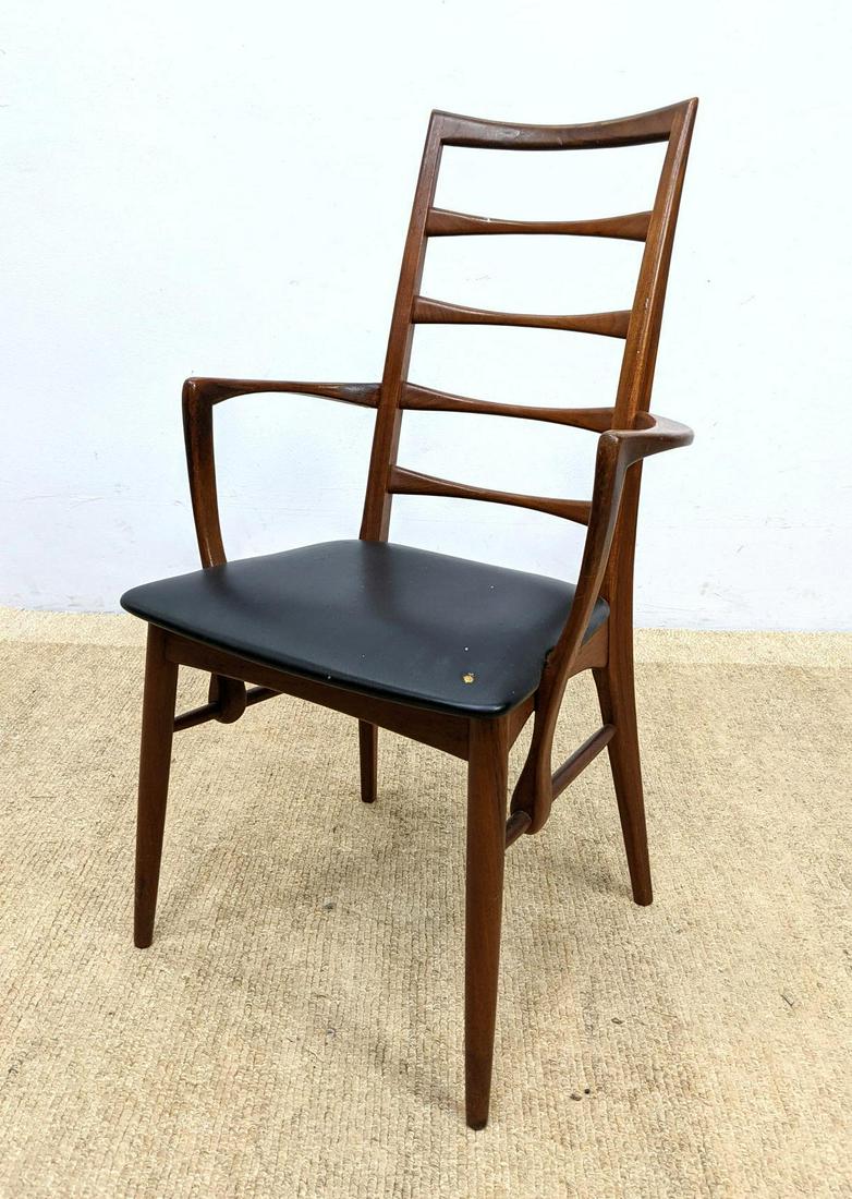 KOEFOEDS HORNSLET Arm Chair. Danish Modern Teak.: KOEFOEDS HORNSLET Arm Chair. Danish Modern Teak.-- Dimensions: H: 37 inches: W: 22 inches: D: 21 inches ---