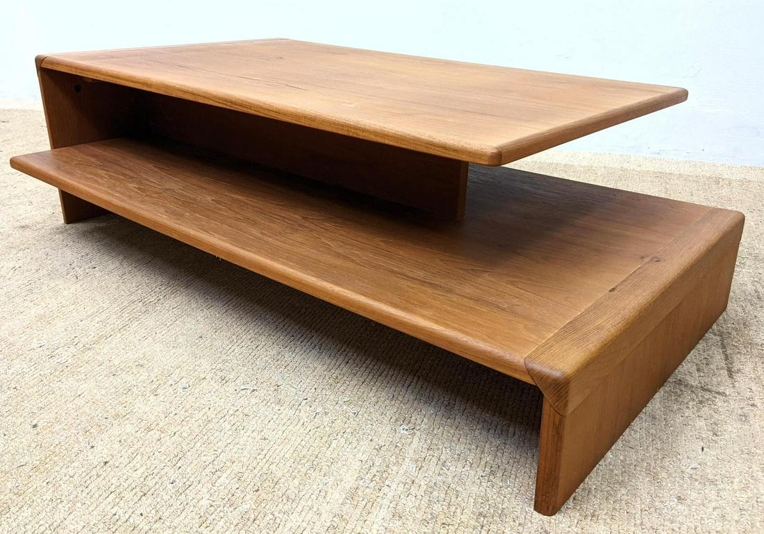 Multi Level Danish Modern Teak Coffee Table Stylish for (1 of 15)