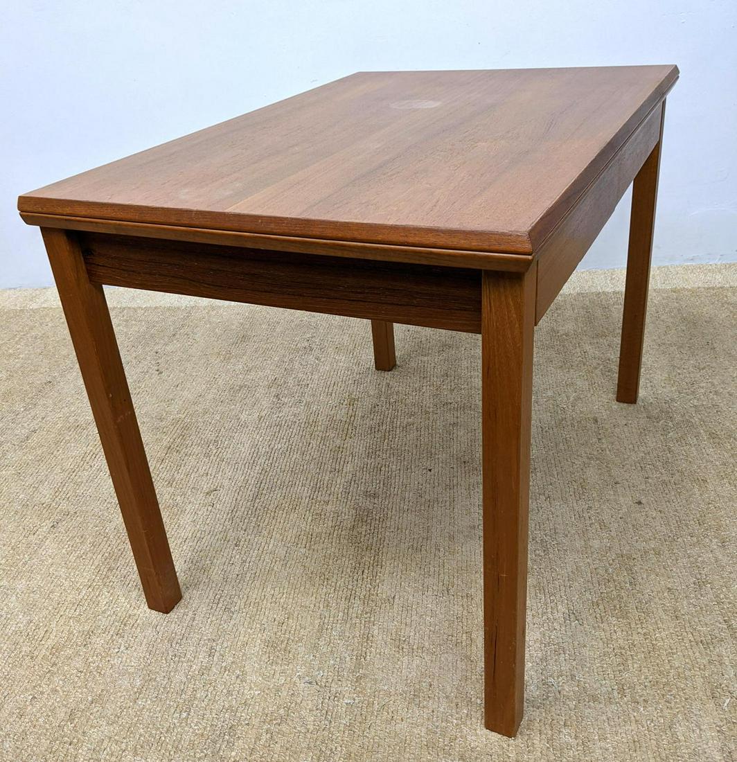 Danish Modern Teak Dining Table Desk.  Flip Top. single (1 of 15)