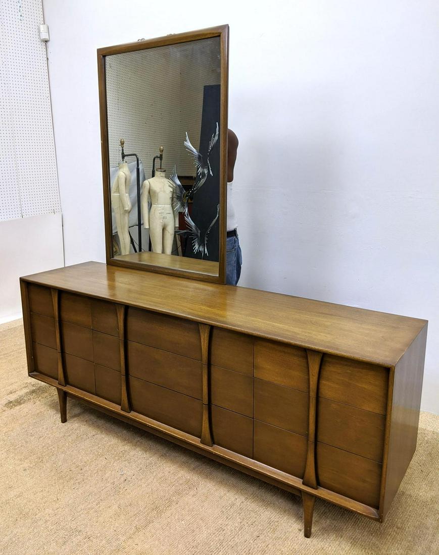 2pc RED LION Modern Low Dresser Credenza. Mirror. Cabin (1 of 17)