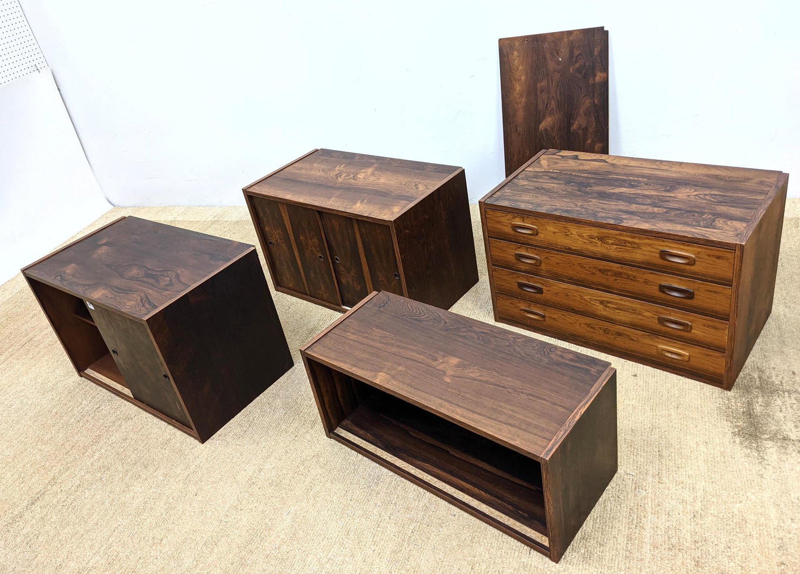 RANDERS PS Wall Unit Pieces. Cabinets and a shelf.: RANDERS PS Wall Unit Pieces. Cabinets and a shelf.-- Dimensions: H: 20 inches: W: 31.5 inches: D: 17.5 inches ---