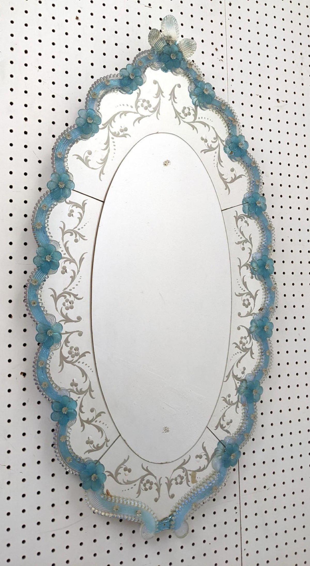 Venetian Murano Italian Decorative framed Wall Mirror. (1 of 12)