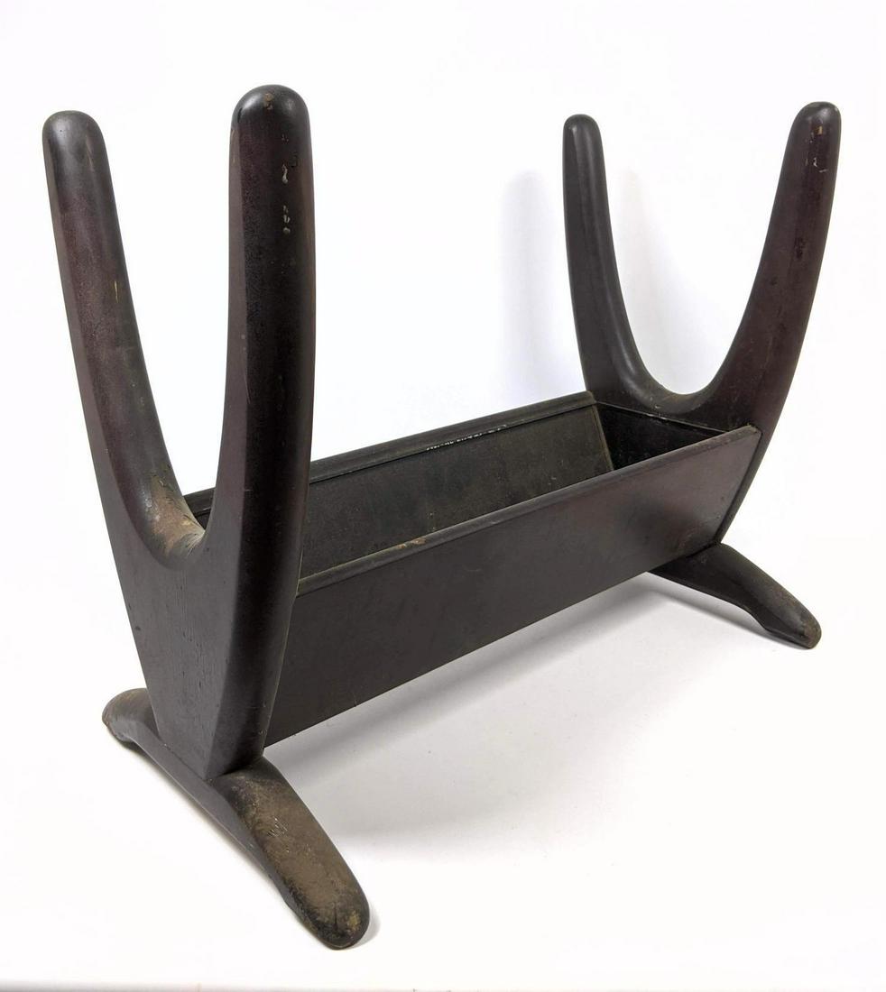 Mid Century Modern Wood Planter Table Base. (1 of 13)