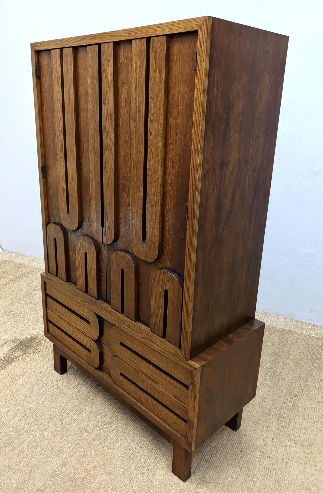 LANE American Modern Tall Chest Armoire Cabinet. Applie (1 of 12)