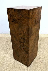 Burl Wood Modernist Display Pedestal. Milo Baughman Sty (1 of 10)