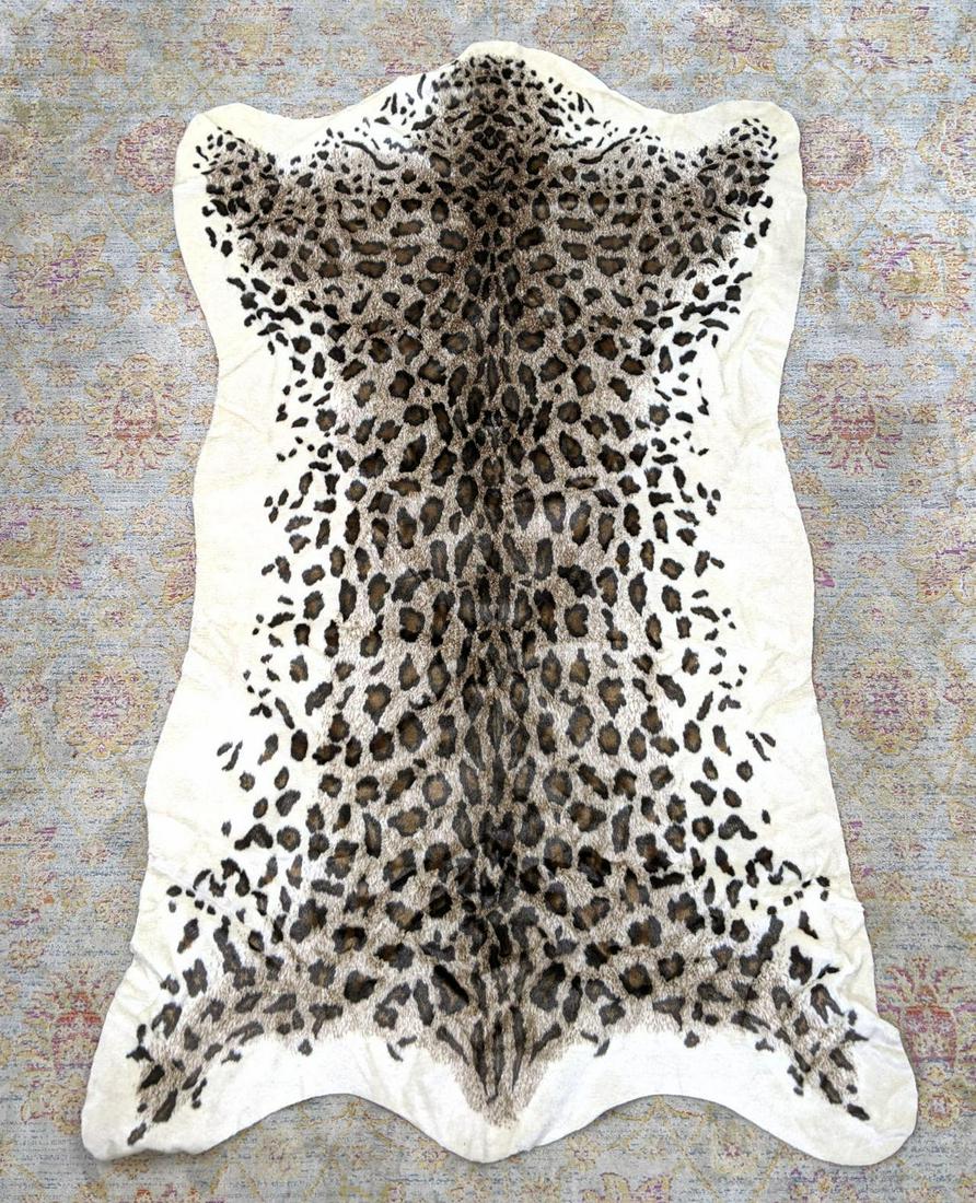 Leopard Printed Cow Hide Rug Carpet. (1 of 4)