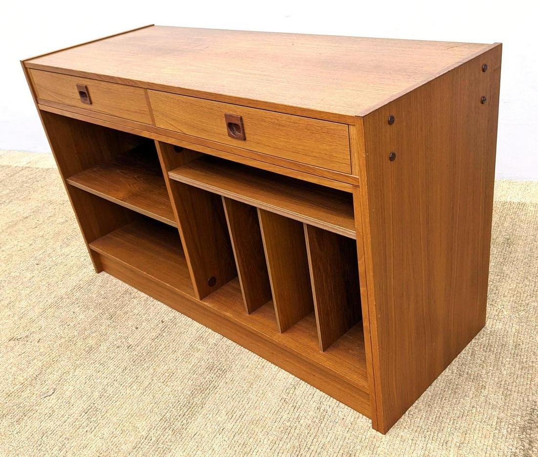 Danish Modern Teak 2 Part Desk. Great for WFH. Desk Sec (1 of 18)