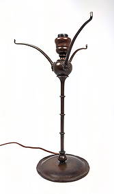 TIFFANY STUDIOS Bronze Table Lamp Base. Marked 25867. B (1 of 11)