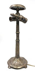 Tiffany Studios Table Lamp Base. Zodiac Silver Dore 537 (1 of 12)