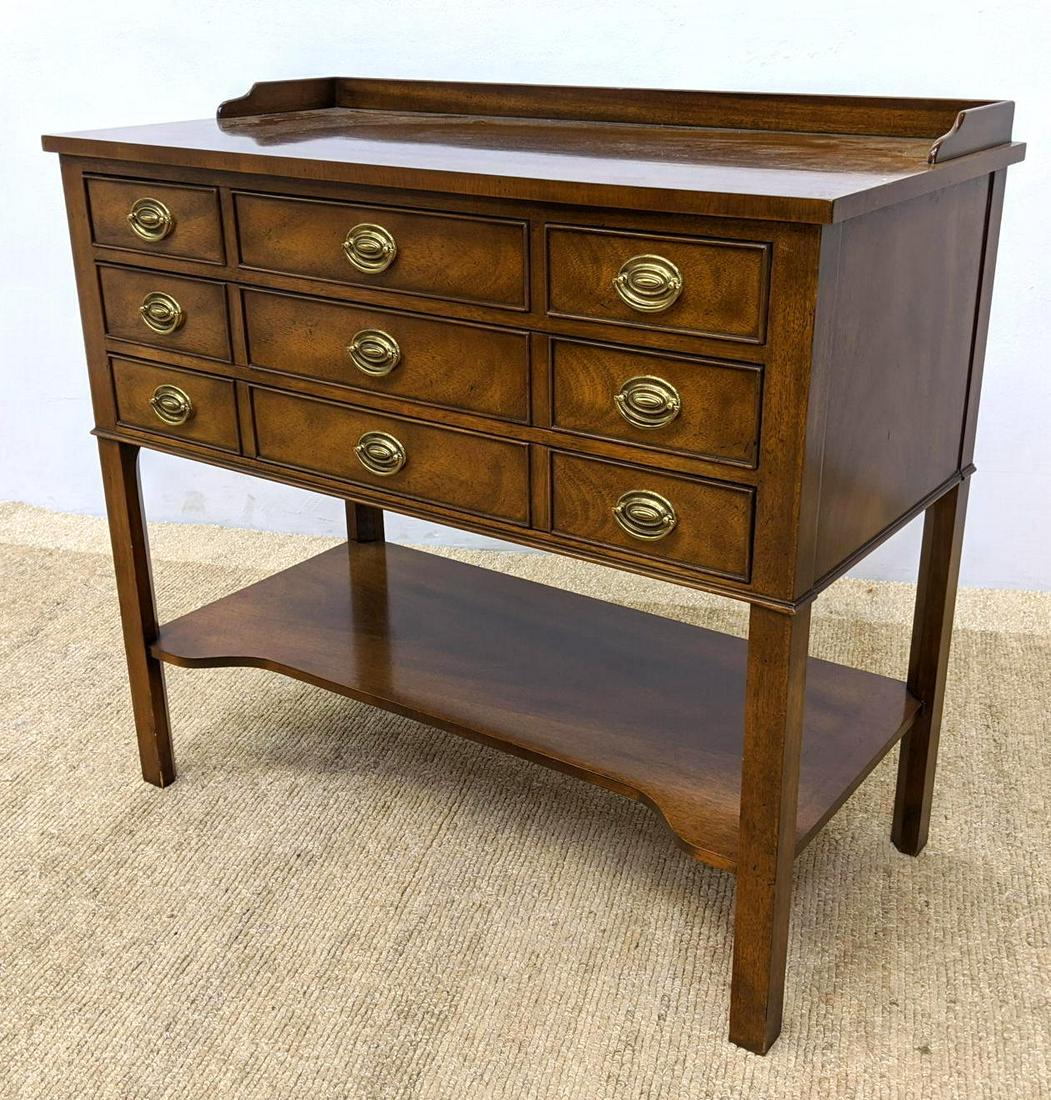 BAKER Furniture Server. Oval Brass Hardware. Lower Shel (1 of 15)