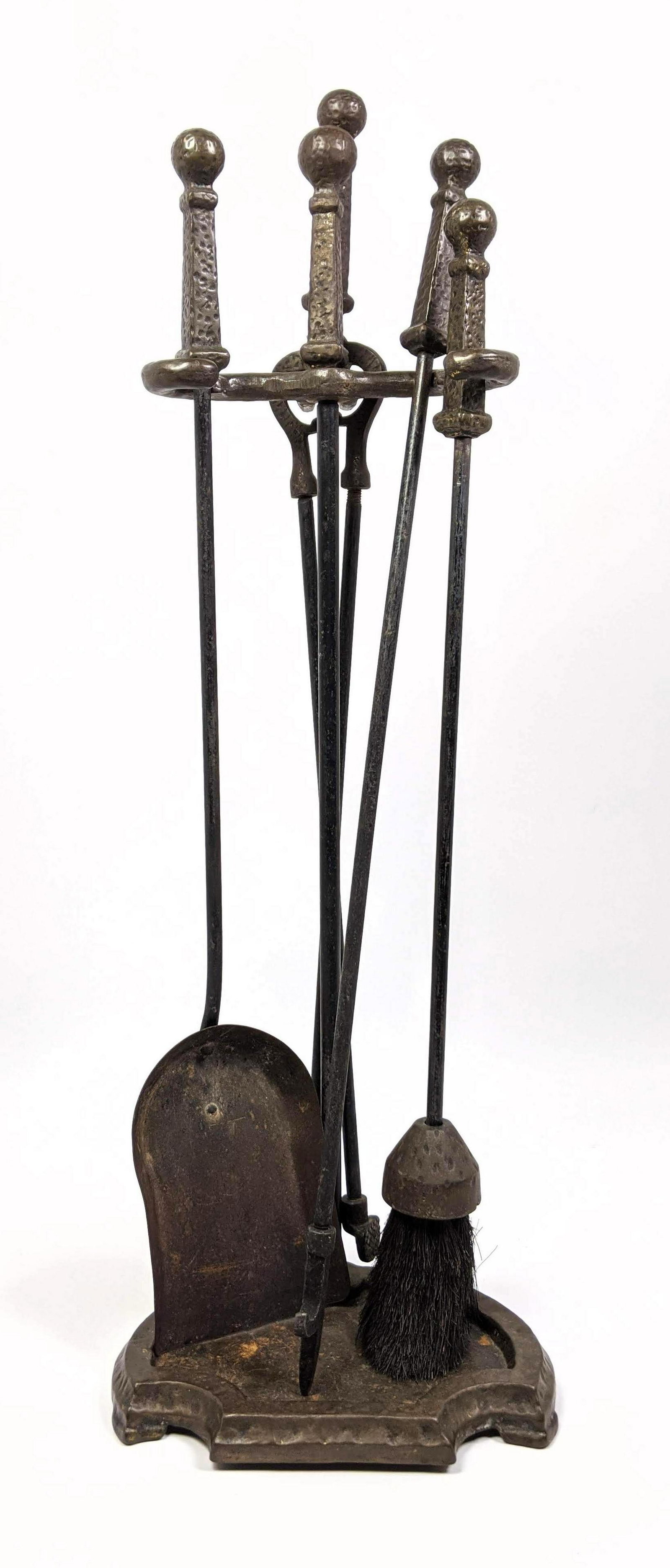 Fireplace Tools Vintage. Arts and Crafts Style.: Fireplace Tools Vintage. Arts and Crafts Style. -- Dimensions: H: 29.5 inches: W: 10 inches: D: 8 inches ---