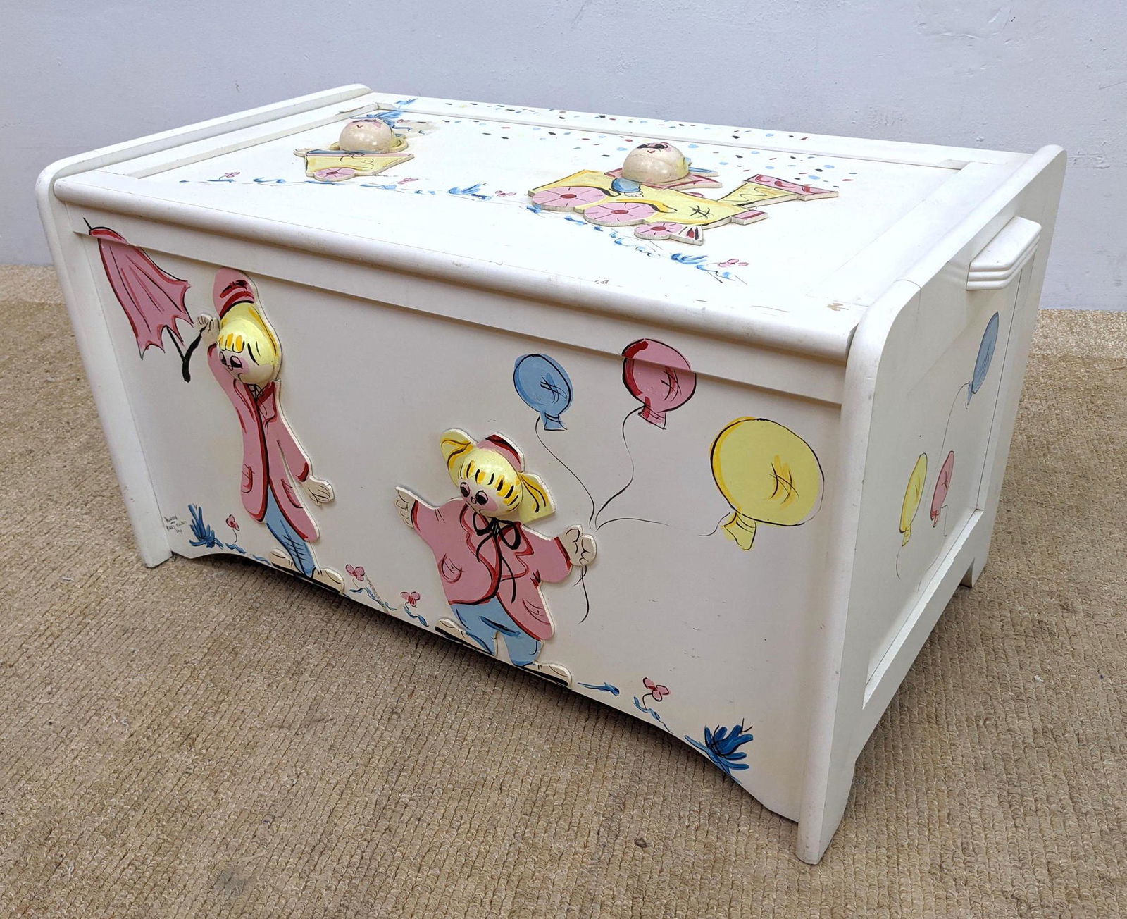 HOWARD KARL'S Custom Shop Toy Chest.  Painted with Rais (1 of 16)