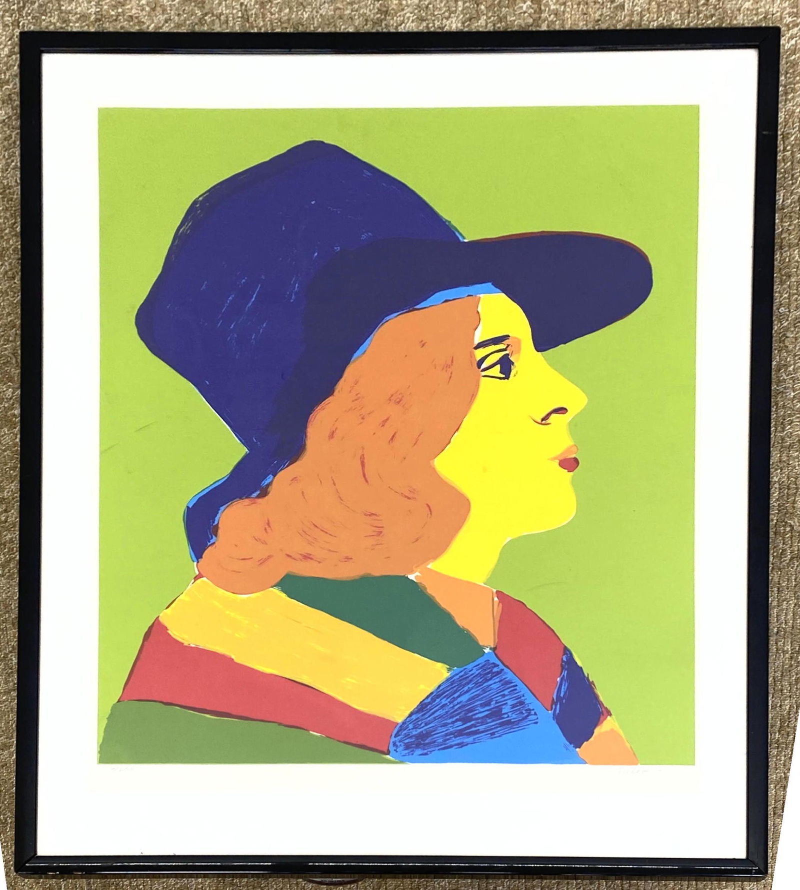 JOHN GRILLO '79 Graphic Portrait Silkscreen Print. Fema (1 of 7)