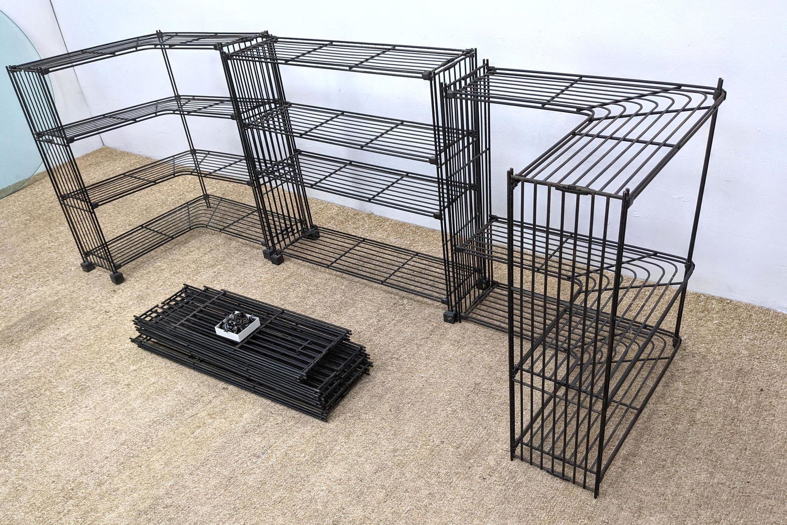 Modular Metal Shelf Storage Unit. Open rod style shelve (1 of 10)