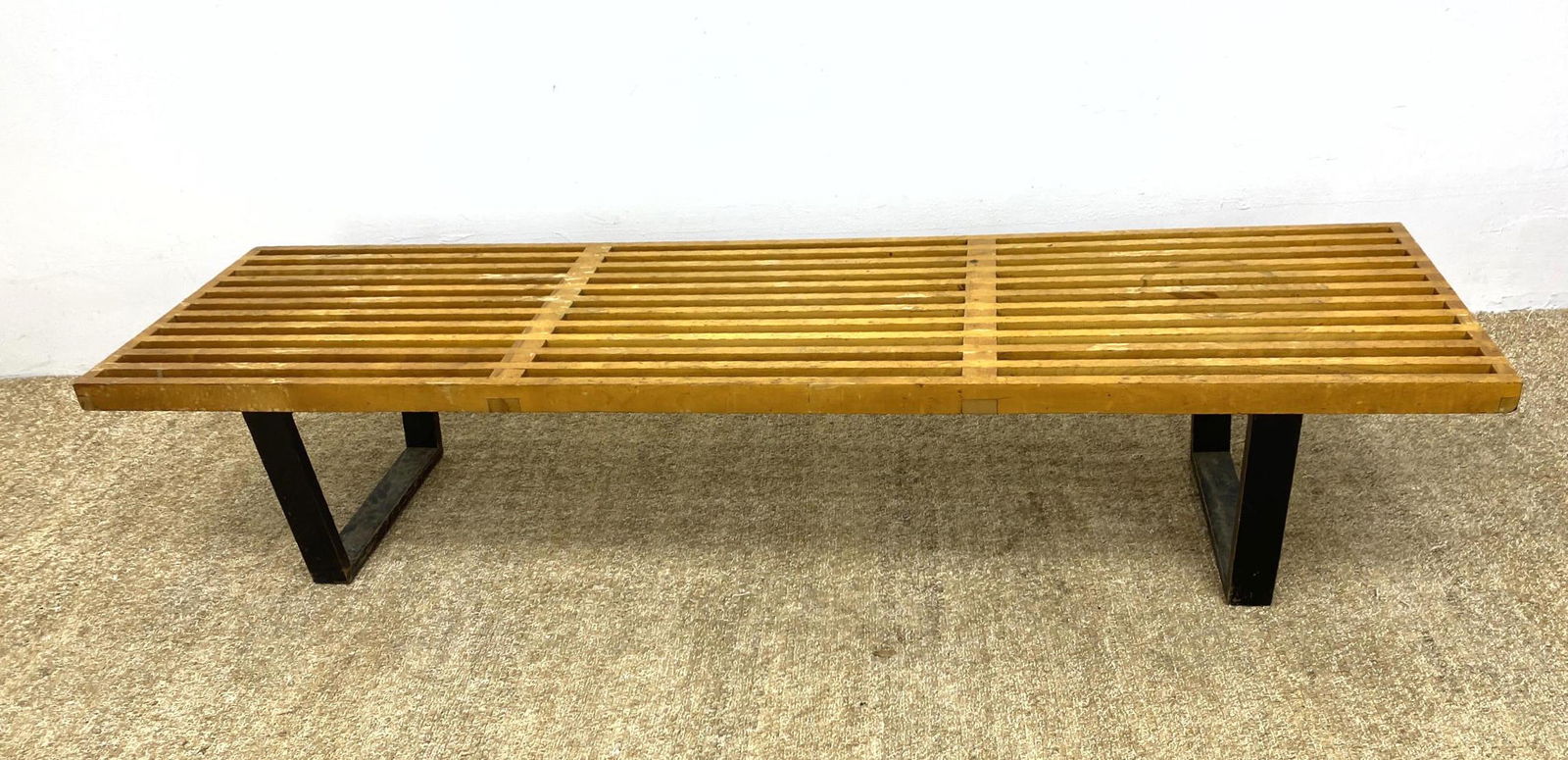 GEORGE NELSON for HERMAN MILLER Original Slat Bench. (1 of 11)