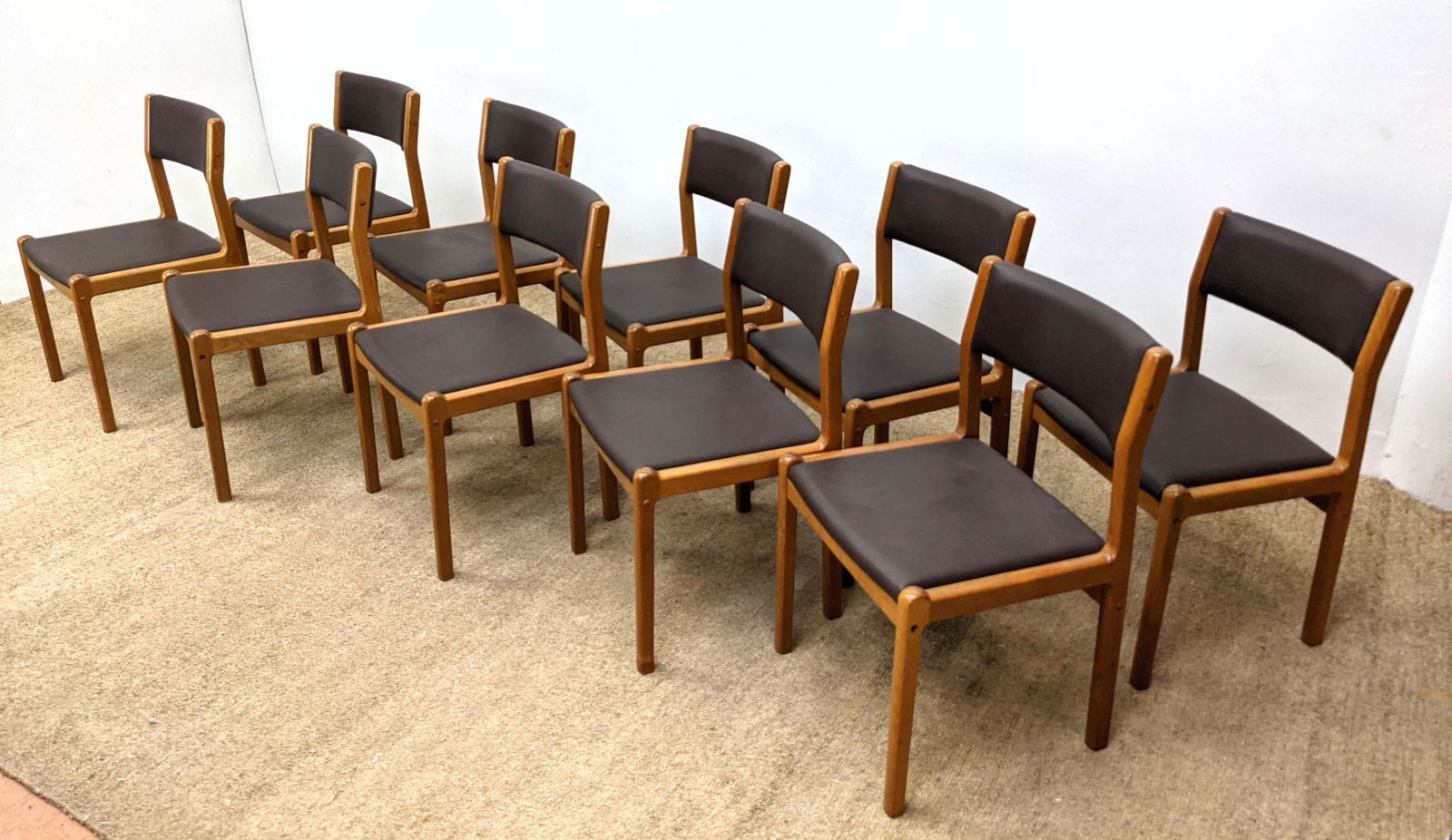 Set 10 Modernist Dining chairs. (1 of 11)