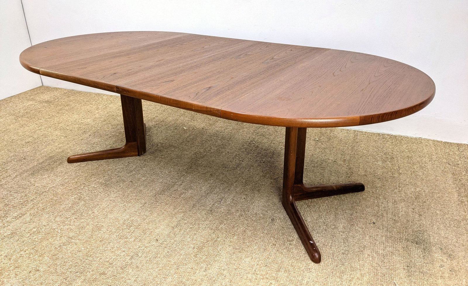 A/S SKOVBY Danish Teak Pedestal Base Dining Table. Roun (1 of 9)