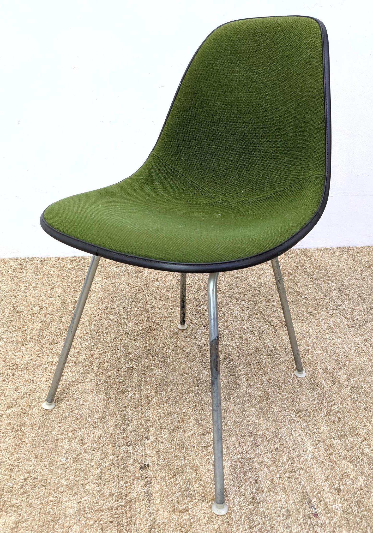 Herman Miller Green Upholstered Side Chair. (1 of 11)