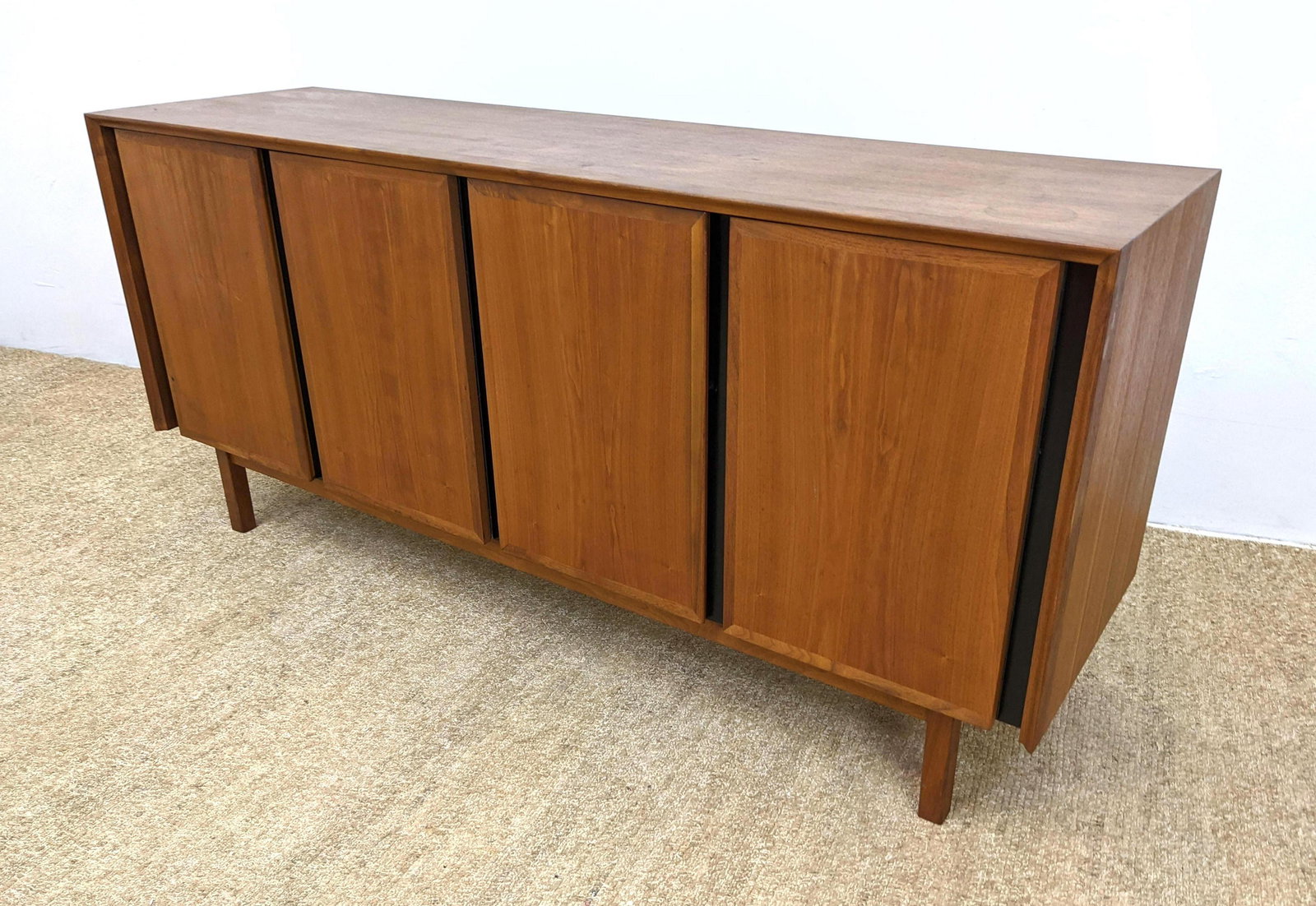 DILLINGHAM "Esprit" Four Door Credenza. Raised on squar (1 of 16)