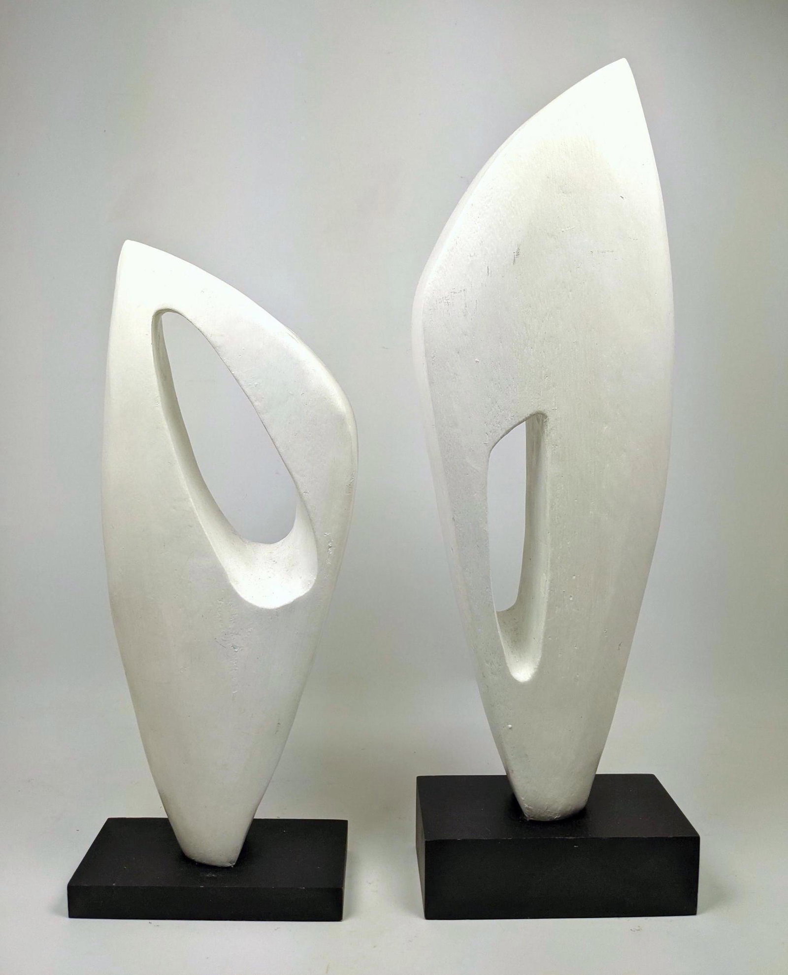 2pc Modernist Abstract Table Sculptures. Abstract forms (1 of 11)