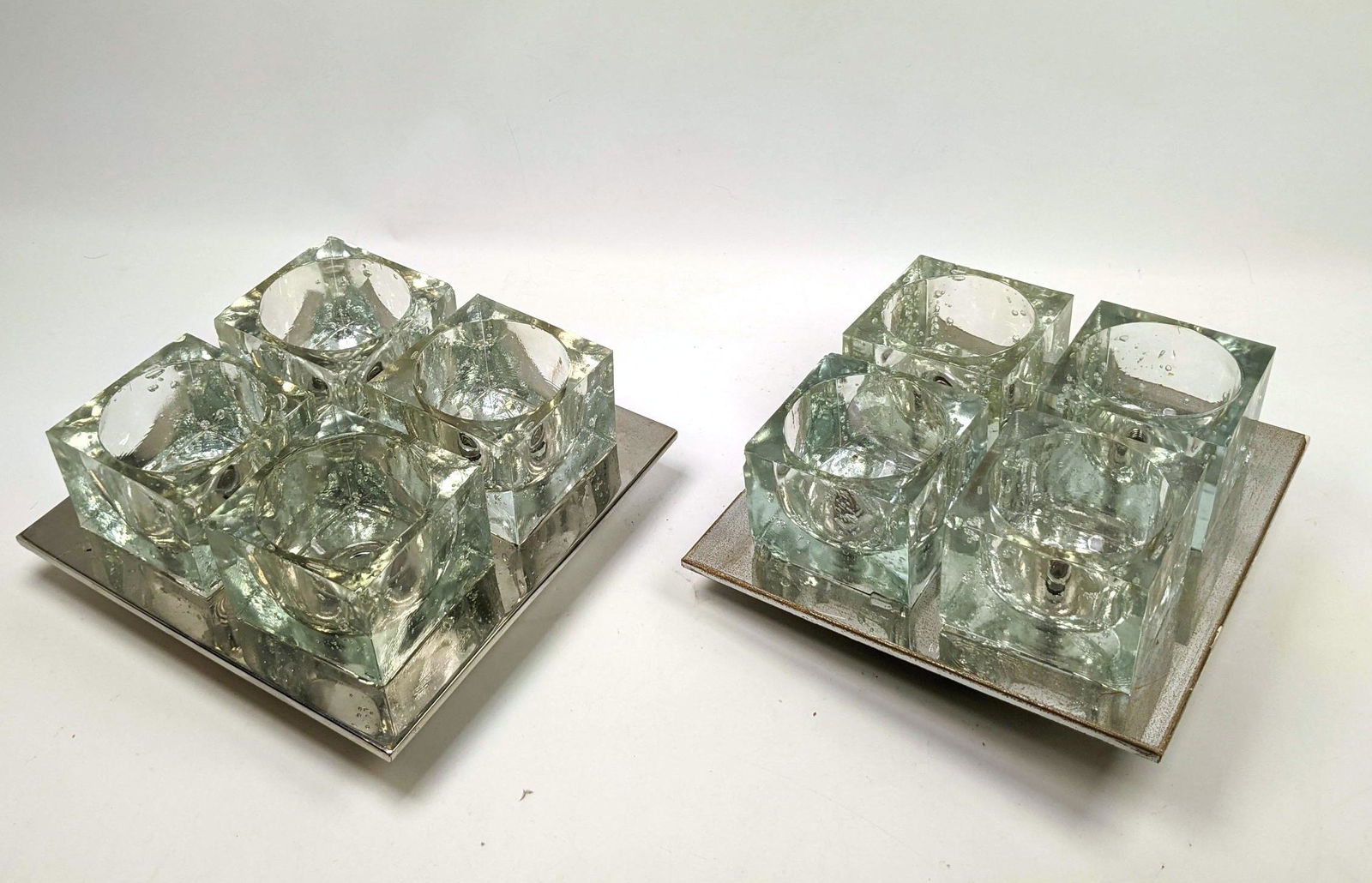 GAETANO SCIOLARI for LIGHTOLIER "Lytetile" Glass Cube L (1 of 11)