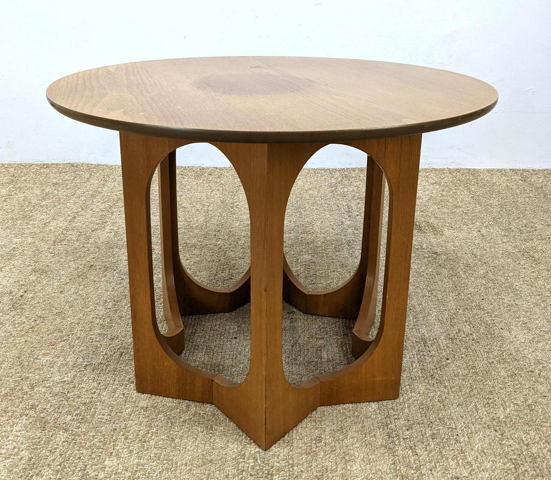 Harvey Probber style Small Round Side table. Star form (1 of 9)