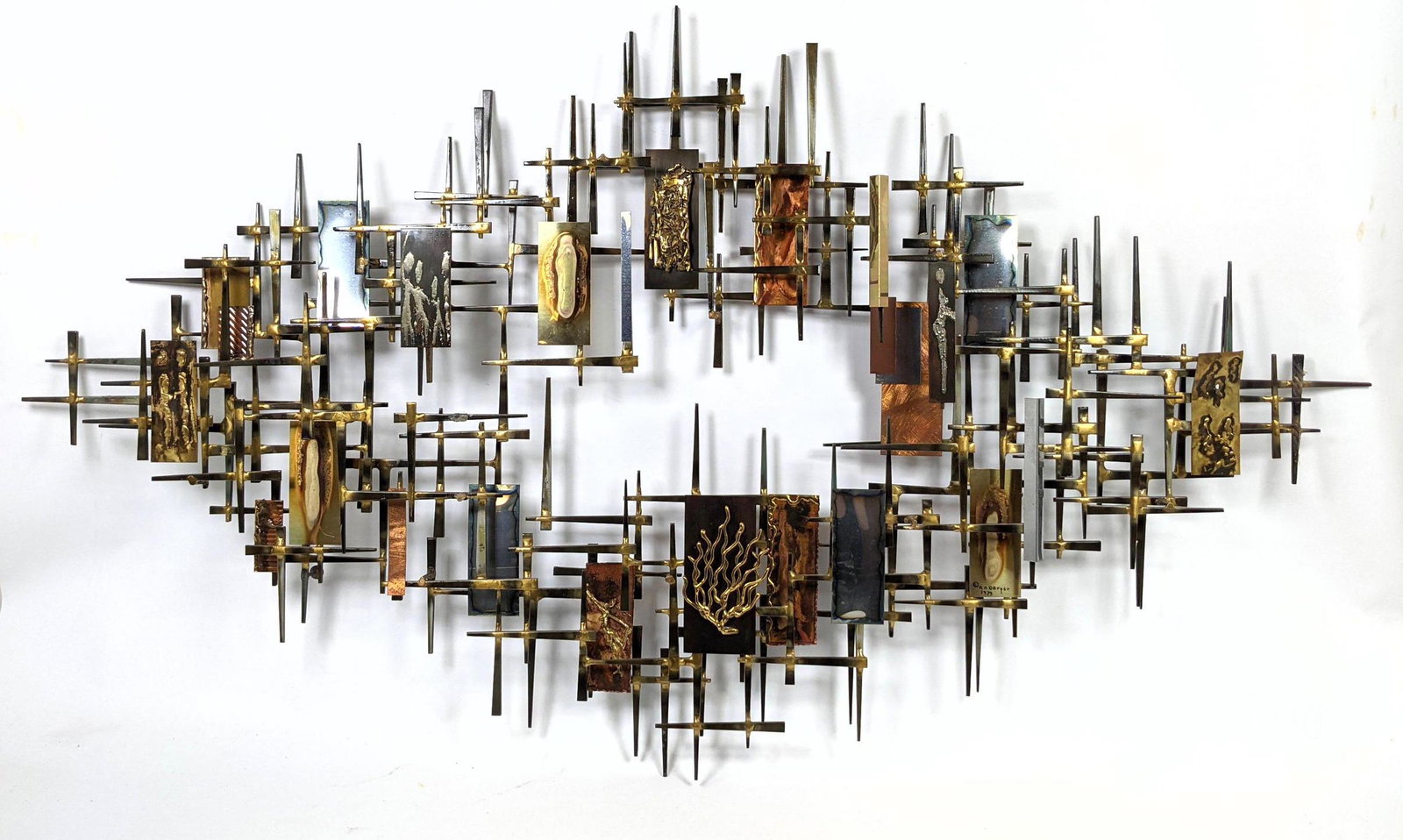 Ray Berger  mixed media wall sculpture 1979.  Construct (1 of 14)