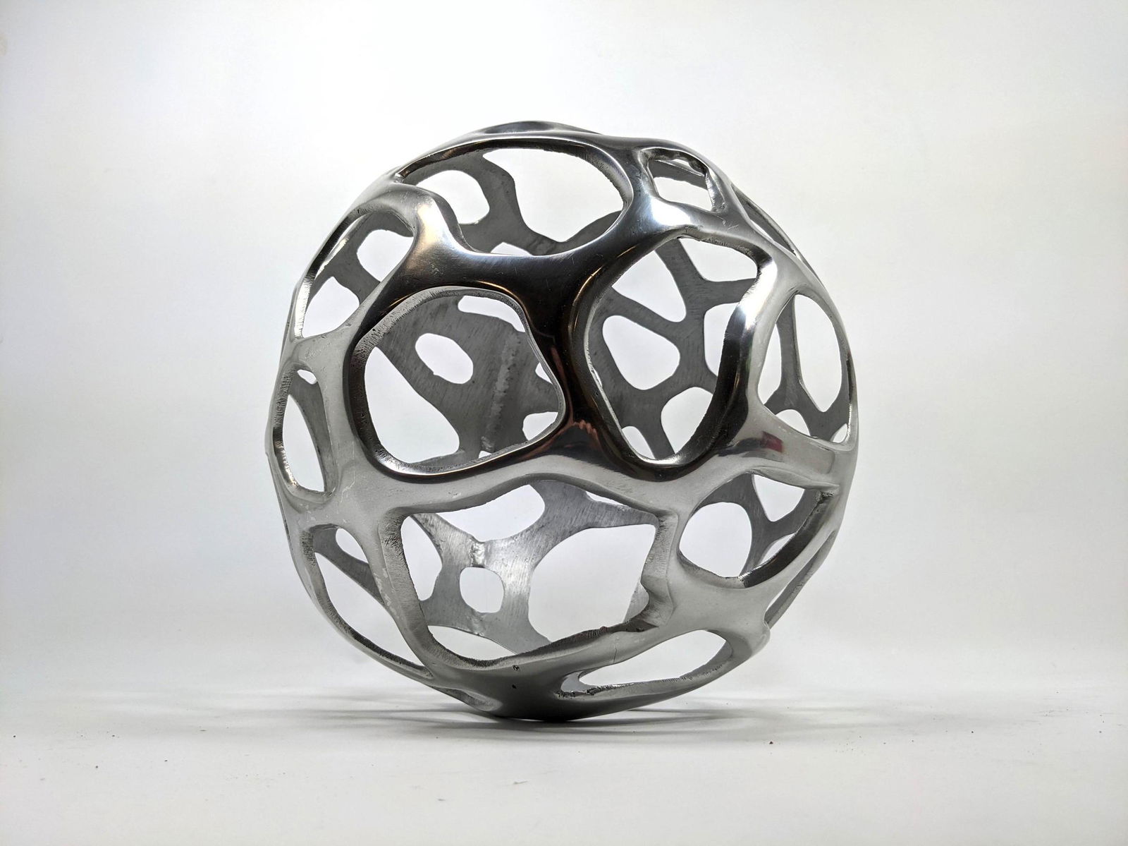 Contemporary Aluminum ball Table Sculpture. (1 of 9)