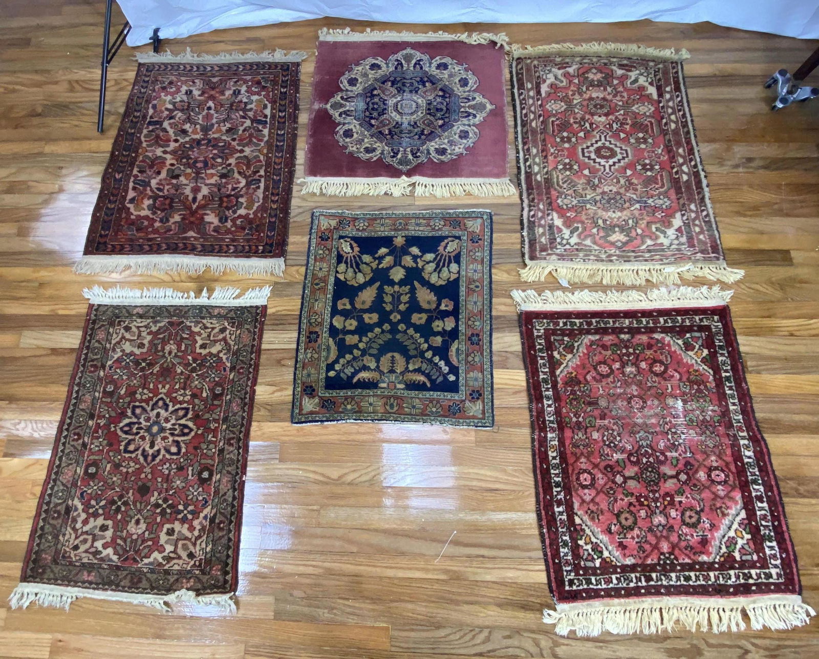 3'x 2'4" Lot of 6 Handmade Oriental Rugs Carpets. (1 of 14)