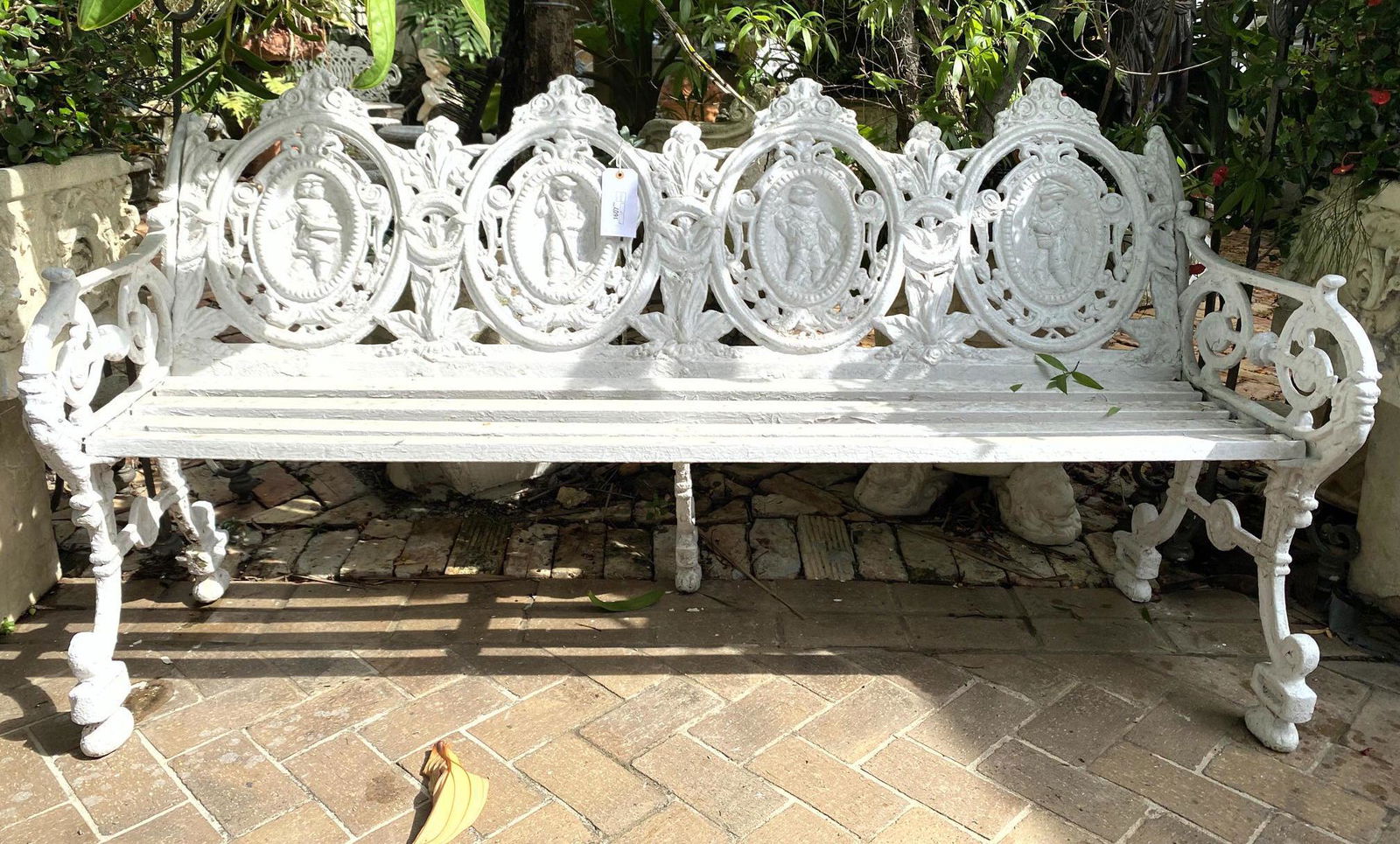 Aluminum Garden Sofa Bench (1 of 12)