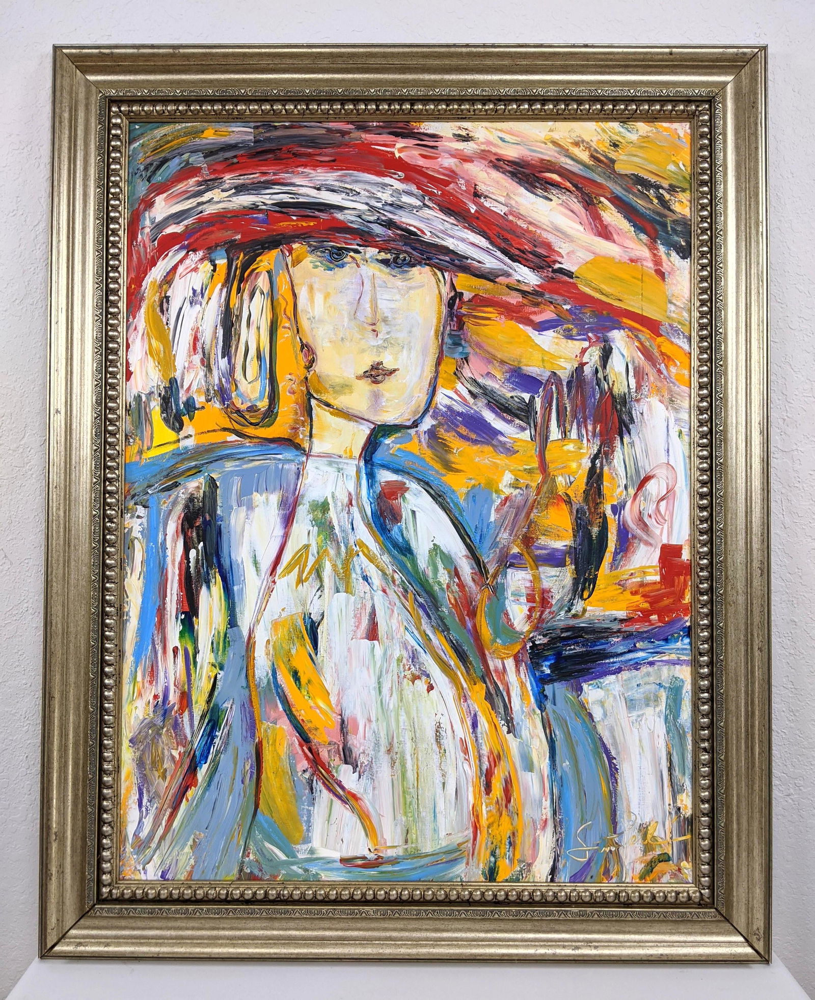 In the style of GINA PELLON  Oil Painting on Canvas ÔPa (1 of 11)