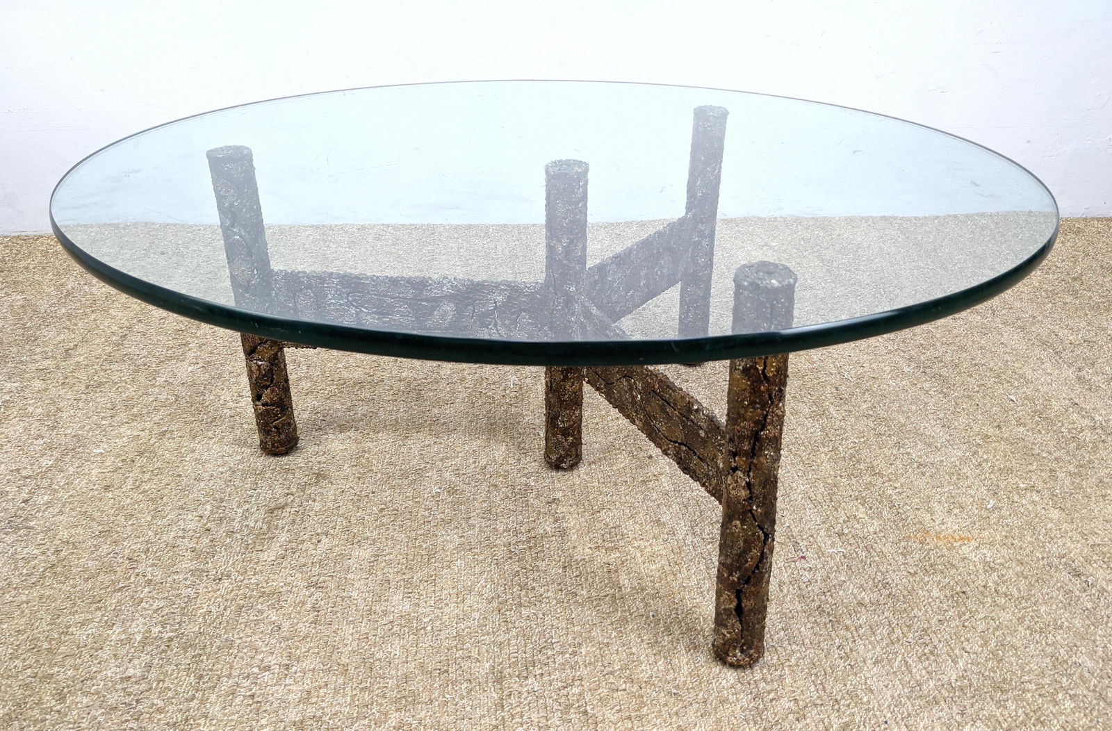 Silas Seandel Attributed Coffee Cocktail Table. Thick R (1 of 10)