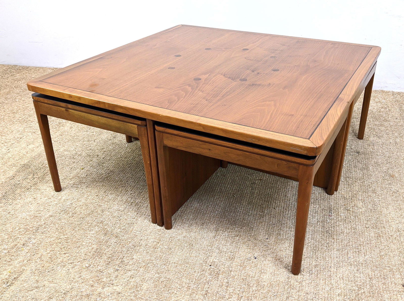 5pc DREXEL Kipp Stewart Table Set. American Modern Squa (1 of 14)