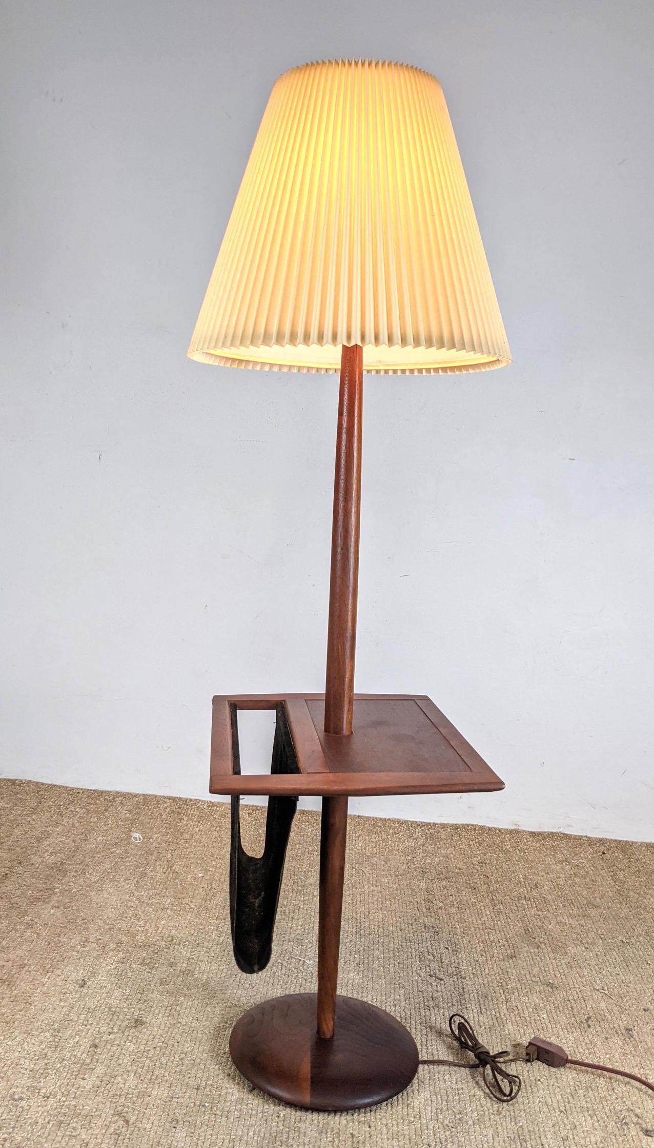 American Modern  Lamp Table with Magazine Holder Sling. (1 of 14)