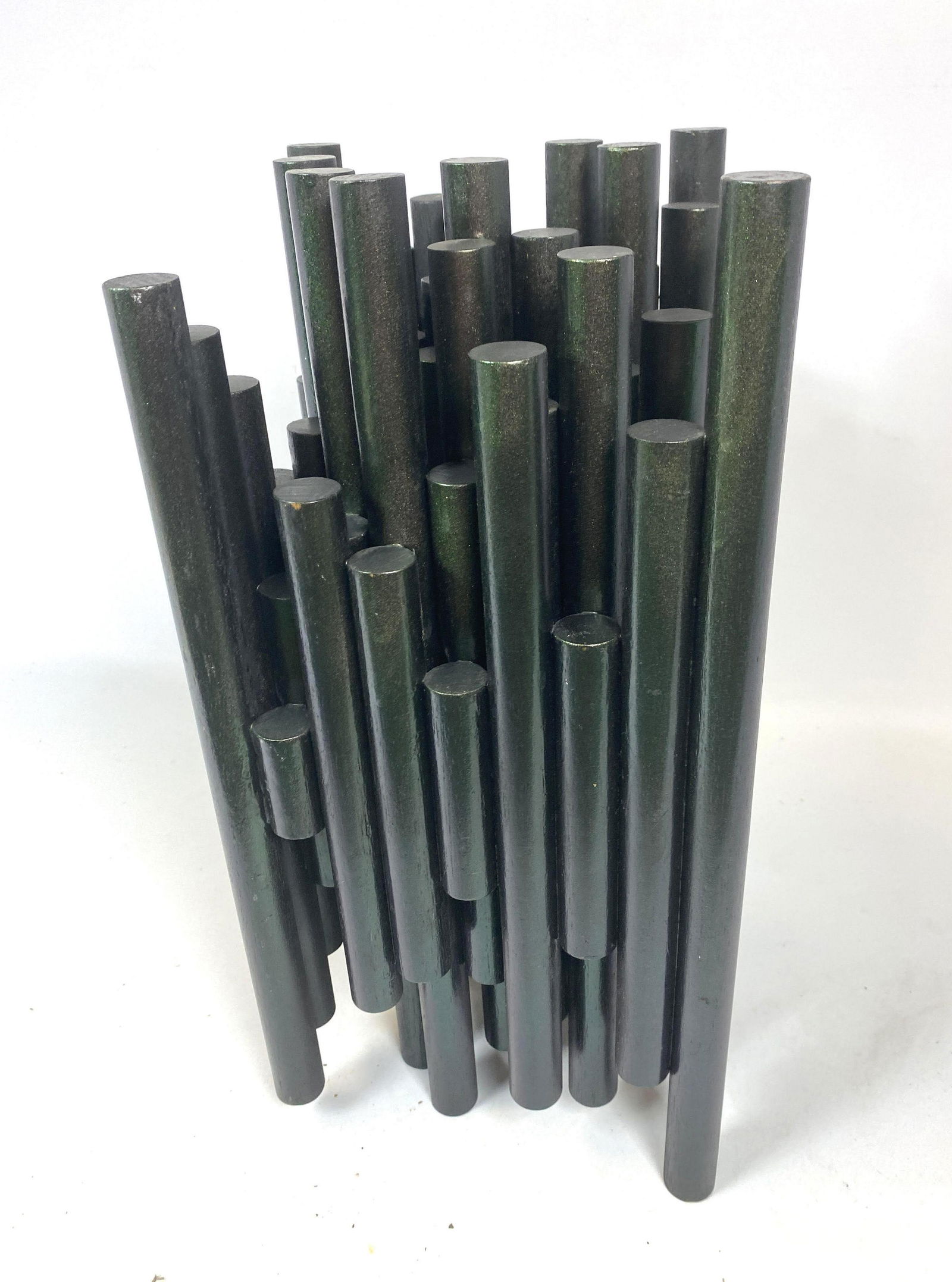 Ronald R Brown Modernist Abstract Wood Dowel Sculpture. (1 of 6)