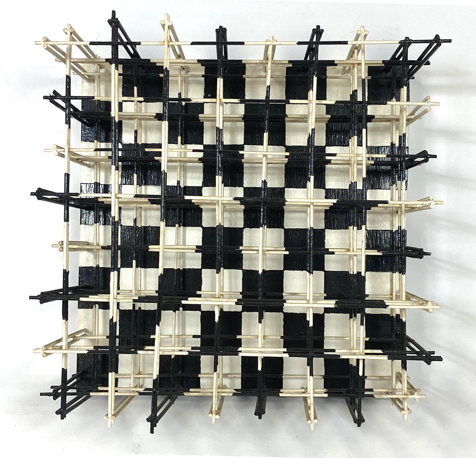 RONALD R BROWN Modernist Abstract Wall Sculpture. Black (1 of 7)