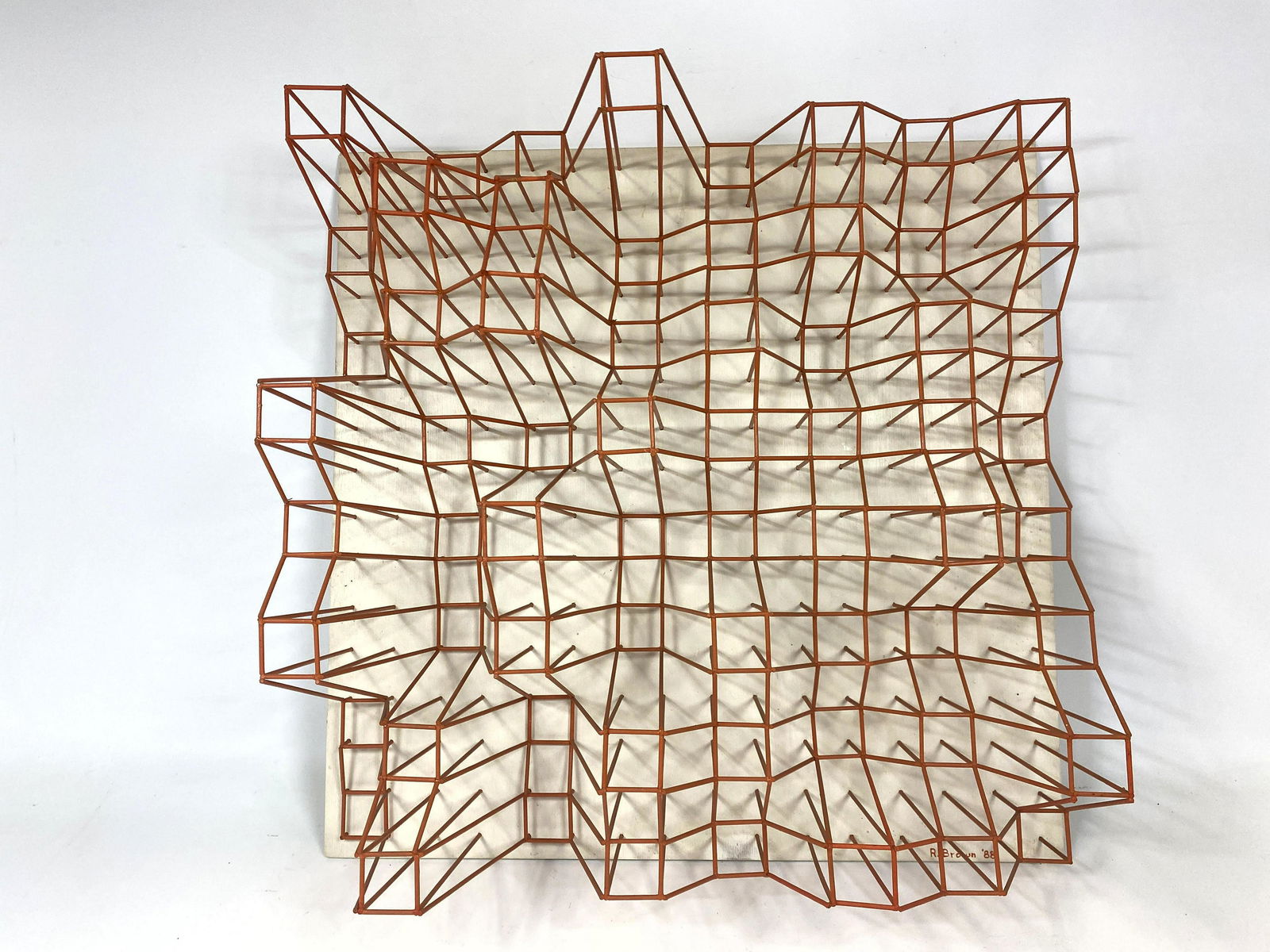 RONALD R BROWN 88 Modernist Abstract Wall Sculpture. Re (1 of 9)