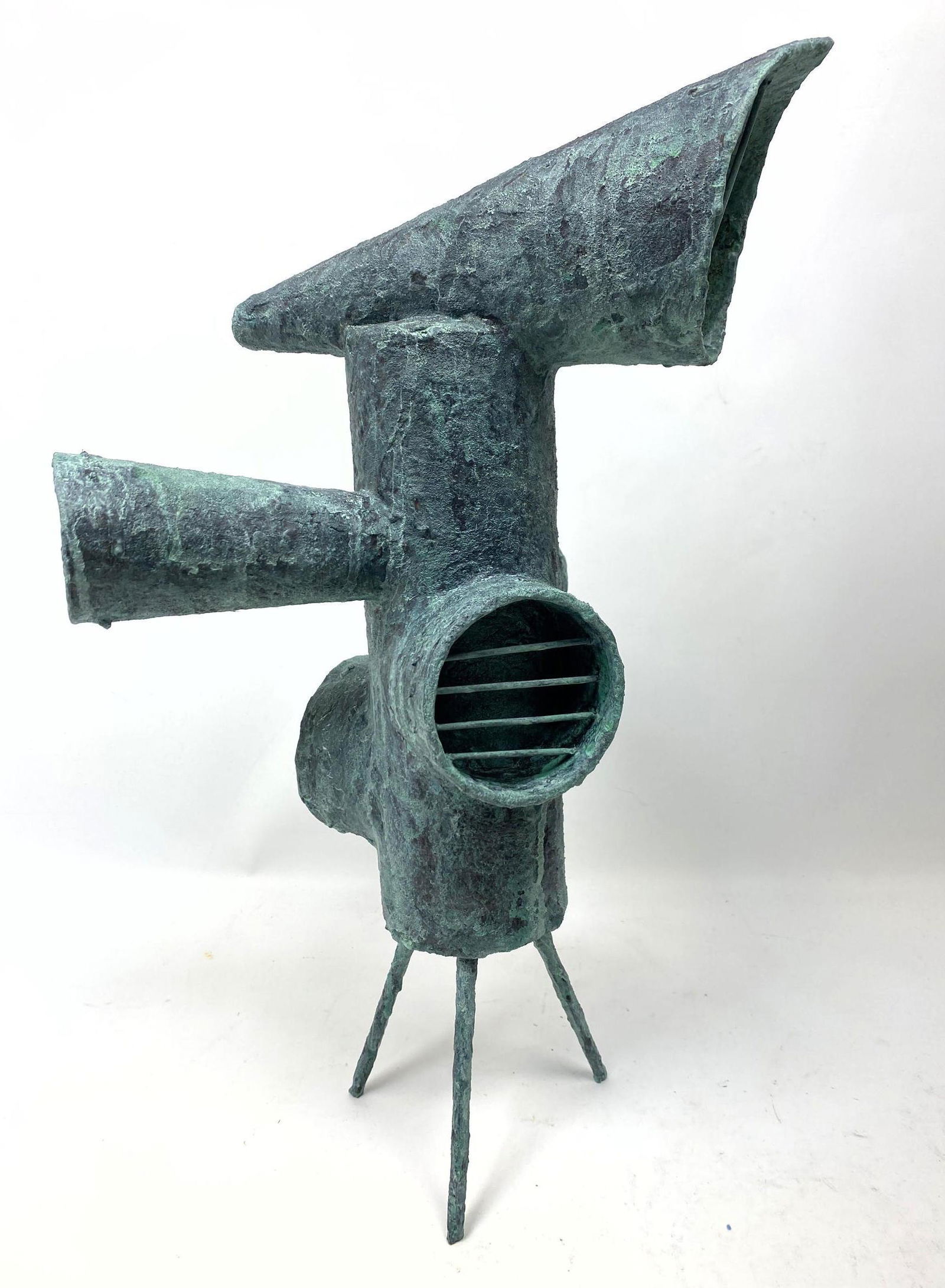 BILL LOWE Abstract Modernist Sculpture. Paper Mache and (1 of 9)
