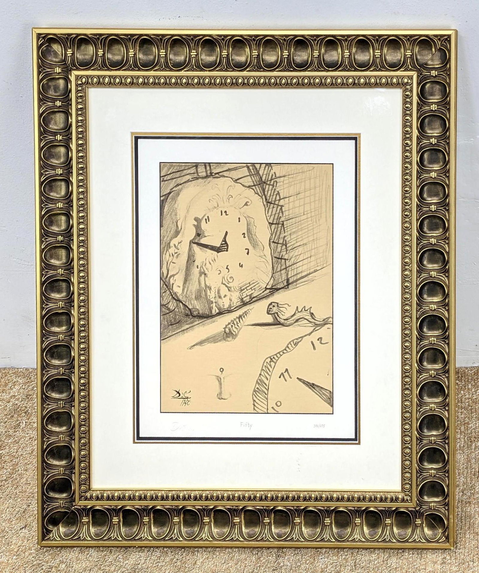 DESTINO Salvador Dali " Fifty " Lithograph Print. 396/4 (1 of 11)